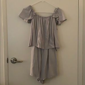 Off the shoulder romper